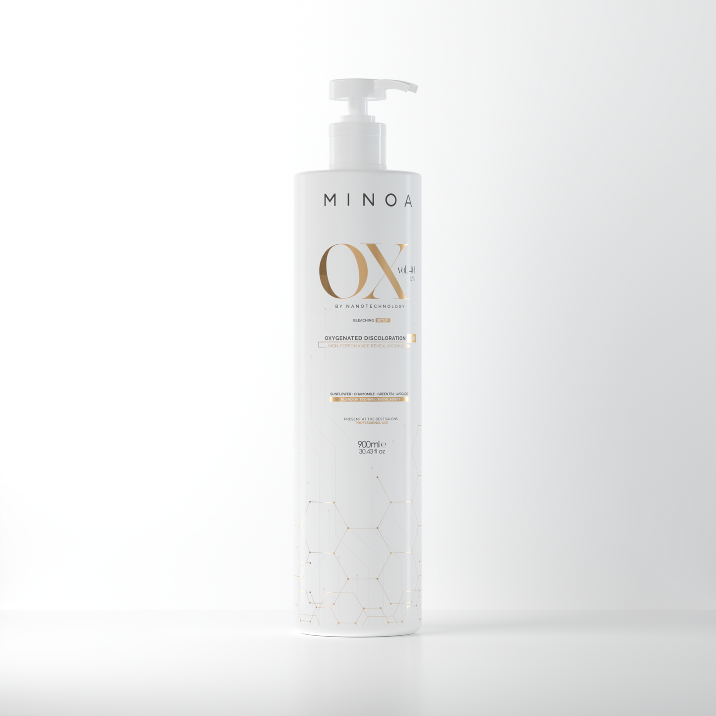 OX 40 VOLUMES – BLEACHING SETUP 900mL